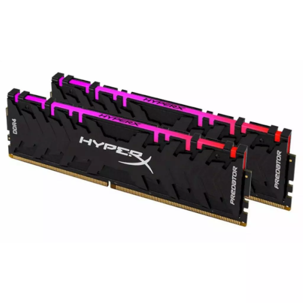 Модуль памяти для компьютера DDR4 16GB (2x8GB) 3600 MHz HyperX Predator RGB Kingston Fury (ex.HyperX) (HX436C17PB4AK2/16) - 1