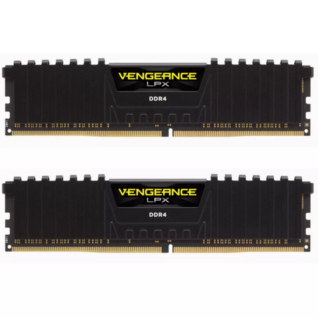 Модуль памяти для компьютера DDR4 32GB (2x16GB) 2400 MHz Vengeance LPX Black Corsair (CMK32GX4M2Z2400C16)