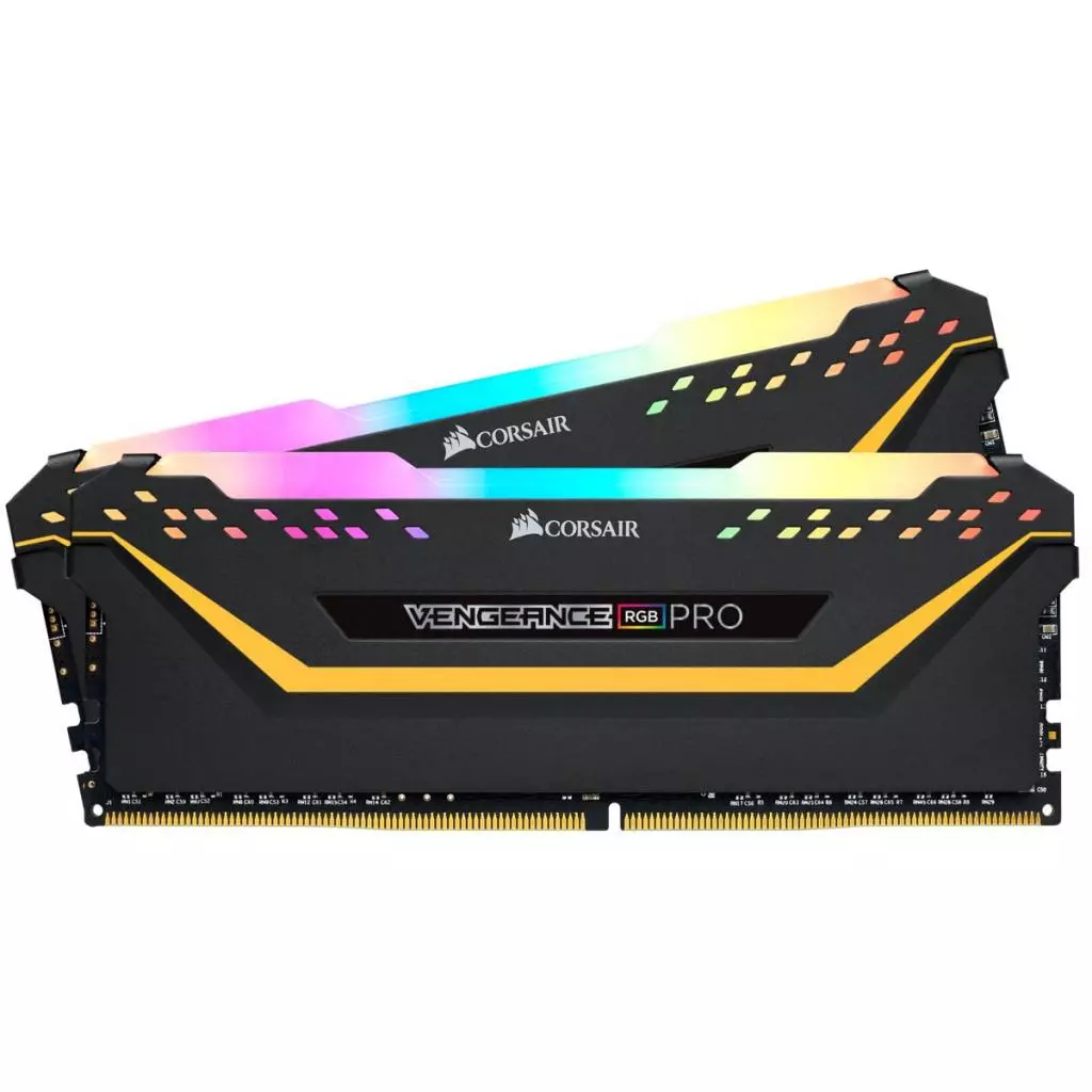 Модуль памяти для компьютера DDR4 16GB (2x8GB) 3600 MHz Vengeance RGB Pro Black Corsair (CMW16GX4M2C3600C18) - 1 Модуль памяти для компьютера DDR4 16GB (2x8GB) 3600 MHz Vengeance RGB Pro Black Corsair (CMW16GX4M2C3600C18) - 1