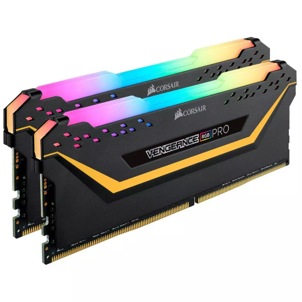 Модуль памяти для компьютера DDR4 16GB (2x8GB) 3600 MHz Vengeance RGB Pro Black Corsair (CMW16GX4M2C3600C18) - 2 Модуль памяти для компьютера DDR4 16GB (2x8GB) 3600 MHz Vengeance RGB Pro Black Corsair (CMW16GX4M2C3600C18) - 2