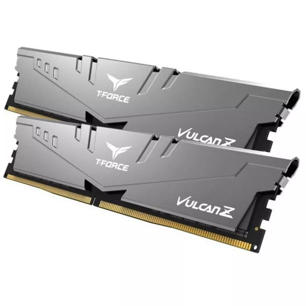 Модуль памяти для компьютера DDR4 8GB (2x8GB) 2666 MHz T-Force Vulcan Z Gray Team (TLZGD48G2666HC18HDC01) - 3