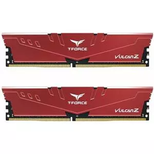 Модуль памяти для компьютера DDR4 8GB (2x4GB) 2666 MHz T-Force Vulcan Z Red Team (TLZRD48G2666HC18HDC01)
