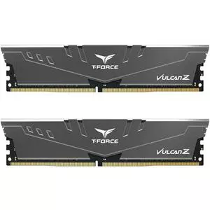 Модуль памяти для компьютера DDR4 16GB (2x8GB) 3200 MHz T-Force Vulcan Z Gray Team (TLZGD416G3200HC16CDC01)