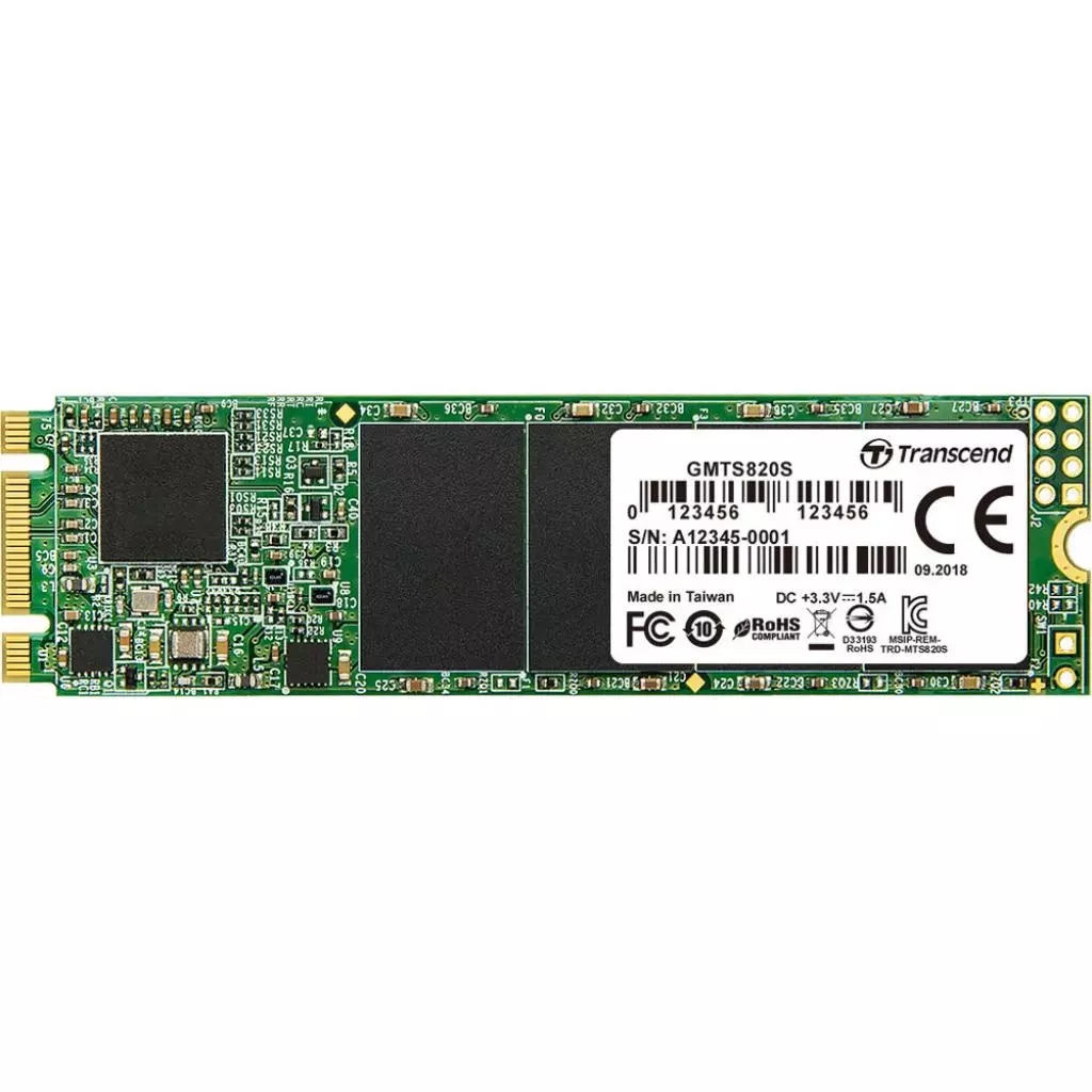 Накопитель SSD M.2 2280 960GB Transcend (TS960GMTS820S) - 1 Накопитель SSD M.2 2280 960GB Transcend (TS960GMTS820S) - 1