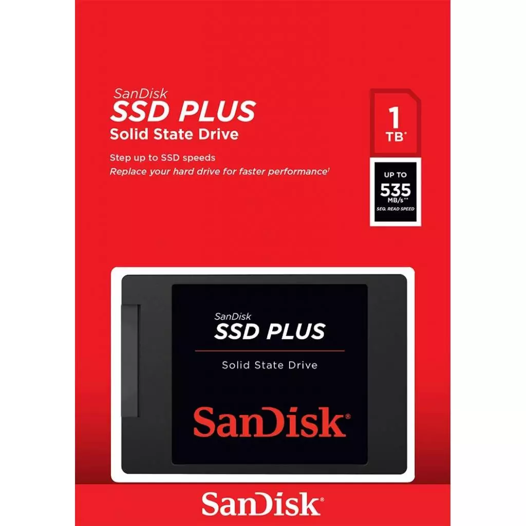 Накопитель SSD 2.5" 1TB SanDisk (SDSSDA-1T00-G26) - 3 Накопитель SSD 2.5" 1TB SanDisk (SDSSDA-1T00-G26) - 3