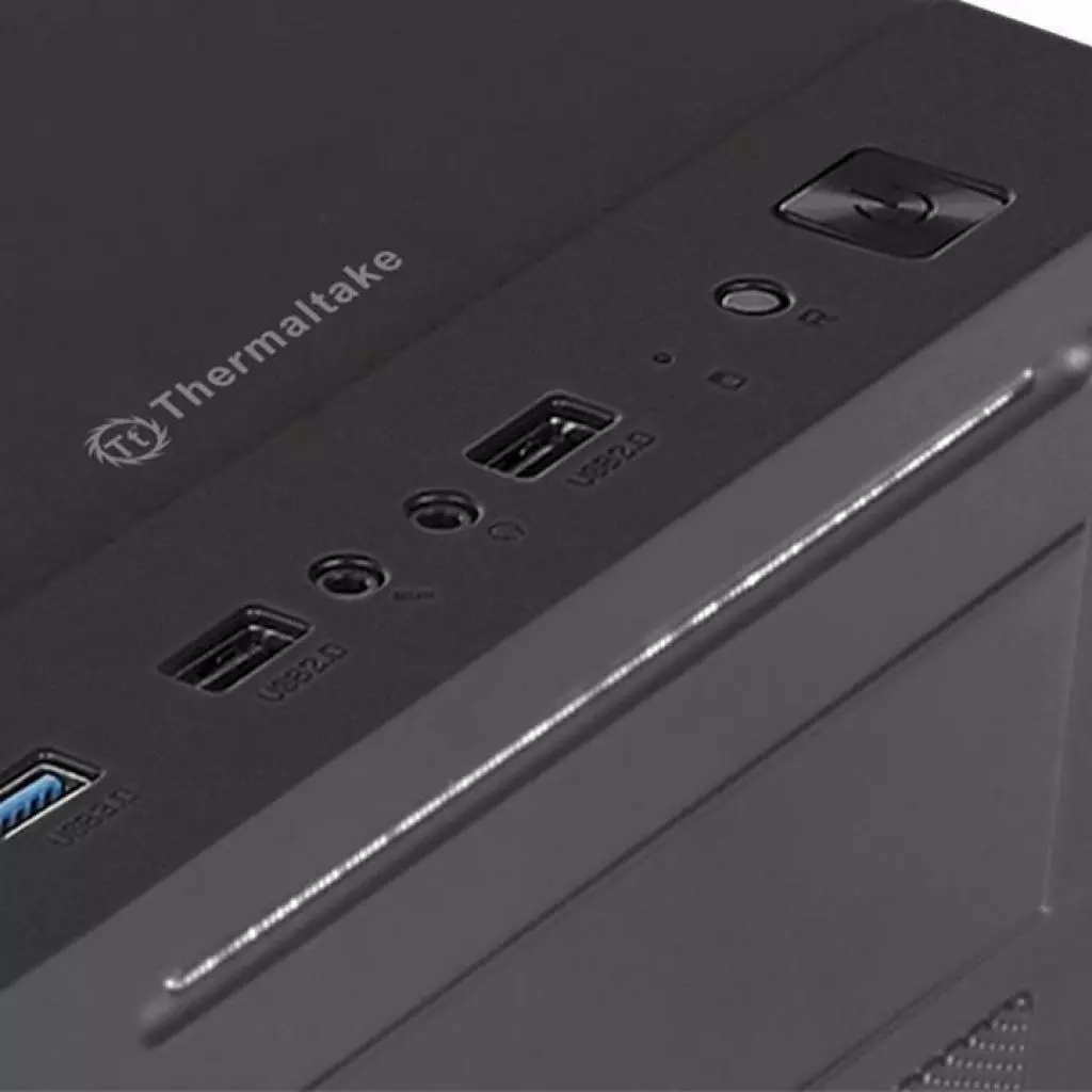 Корпус ThermalTake Versa J22 Tempered Glass Edition (CA-1L5-00M1WN-00) - 4