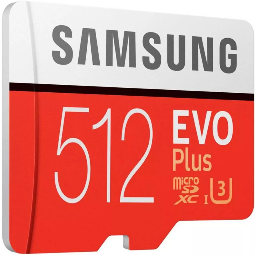 Карта памяти Samsung 512GB microSDXC class 10 UHS-I U3 Evo Plus (MB-MC512GA/RU) - 1 Карта памяти Samsung 512GB microSDXC class 10 UHS-I U3 Evo Plus (MB-MC512GA/RU) - 1