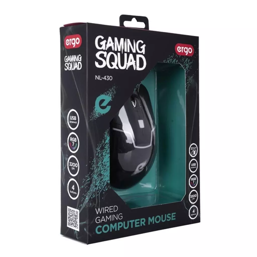 Мышка Ergo NL-430 Black (NL-430) - 7 Мышка Ergo NL-430 Black (NL-430) - 7