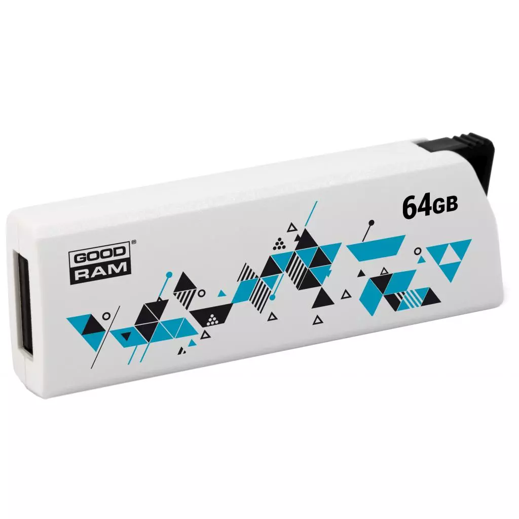 USB флеш накопитель Goodram 64GB Cl!ck White USB 2.0 (UCL2-0640W0R11) - 2 USB флеш накопитель Goodram 64GB Cl!ck White USB 2.0 (UCL2-0640W0R11) - 2