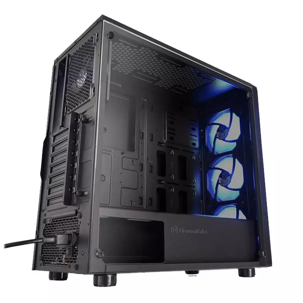 Корпус ThermalTake Versa J23 TG RGB Black (CA-1L6-00M1WN-01) - 3 Корпус ThermalTake Versa J23 TG RGB Black (CA-1L6-00M1WN-01) - 3