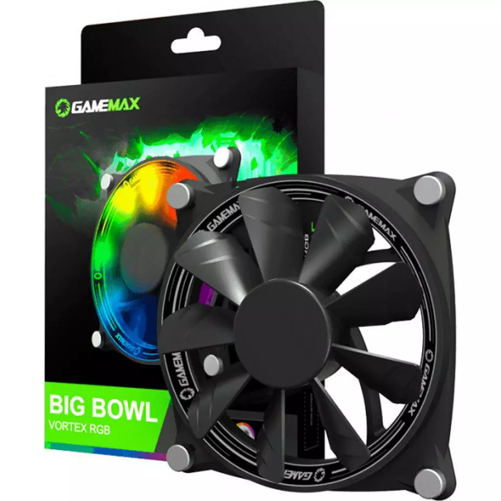 Кулер для корпуса Gamemax GMX-12-RBB - 9 Кулер для корпуса Gamemax GMX-12-RBB - 9