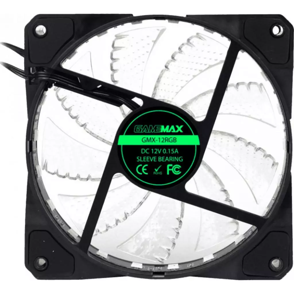Кулер для корпуса Gamemax GMX-12RGB - 2 Кулер для корпуса Gamemax GMX-12RGB - 2