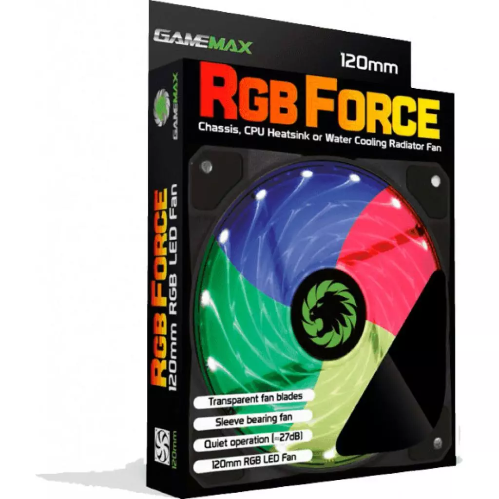 Кулер для корпуса Gamemax GMX-12RGB - 10 Кулер для корпуса Gamemax GMX-12RGB - 10