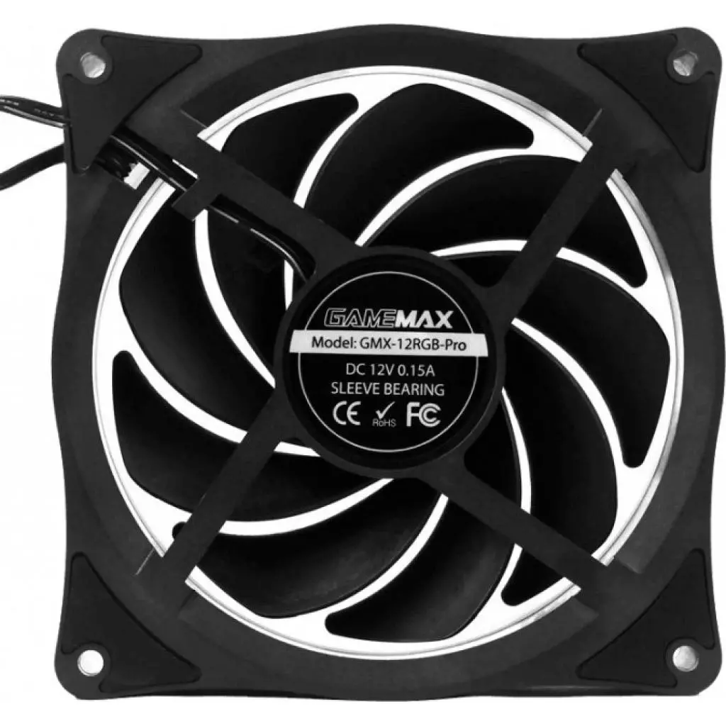 Кулер для корпуса Gamemax GMX-12RGB-Pro - 1 Кулер для корпуса Gamemax GMX-12RGB-Pro - 1