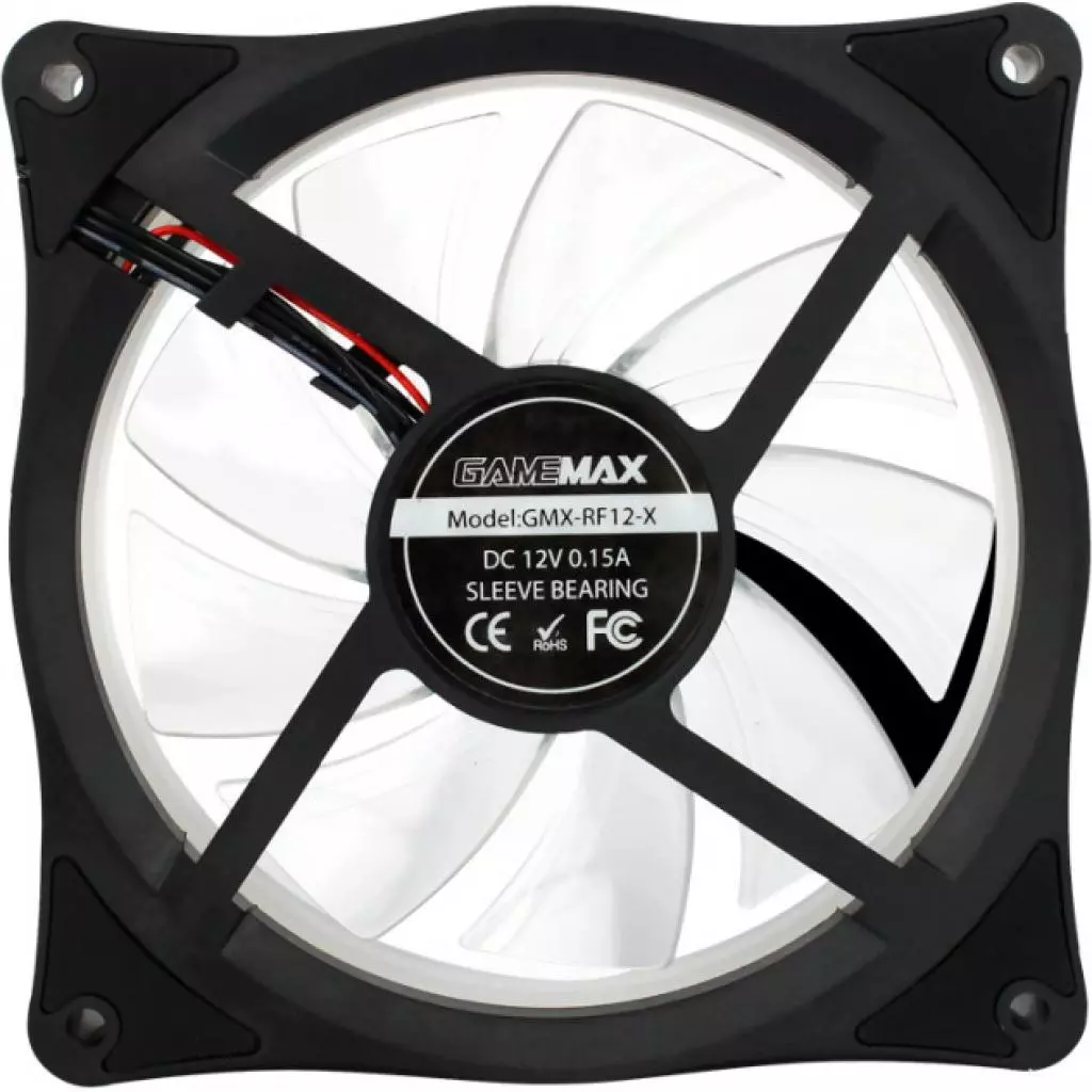 Кулер для корпуса Gamemax GMX-RF12-X - 1 Кулер для корпуса Gamemax GMX-RF12-X - 1