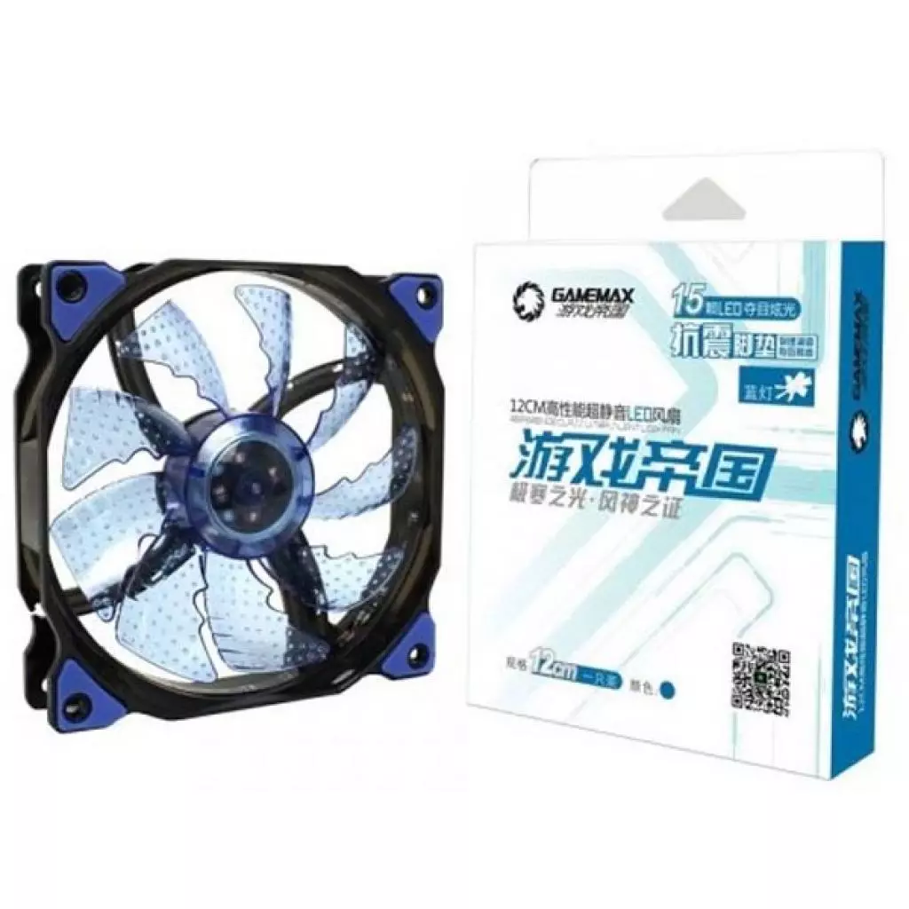 Кулер для корпуса Gamemax GMX-AF12B - 6 Кулер для корпуса Gamemax GMX-AF12B - 6