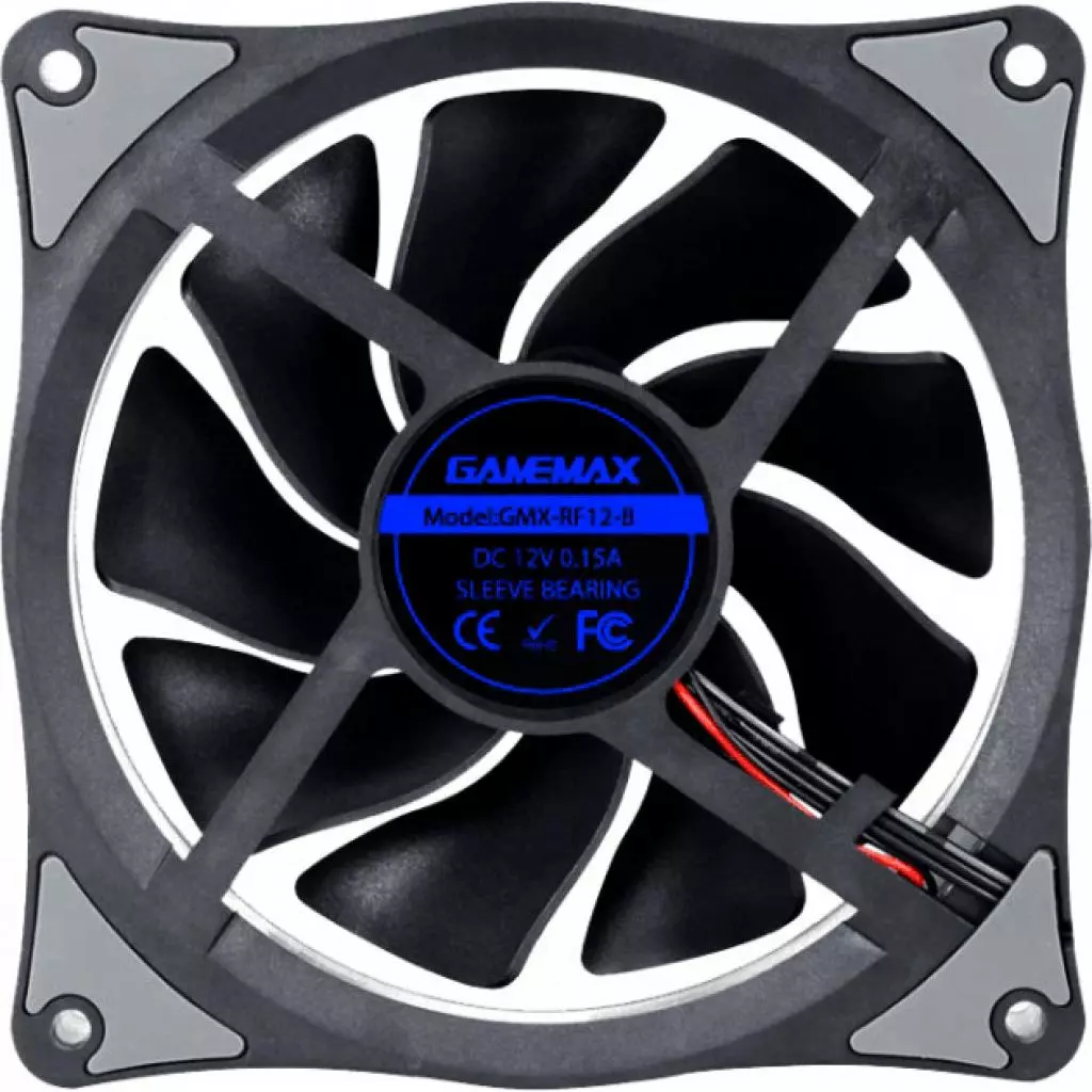 Кулер для корпуса Gamemax GMX-RF12-G - 4 Кулер для корпуса Gamemax GMX-RF12-G - 4