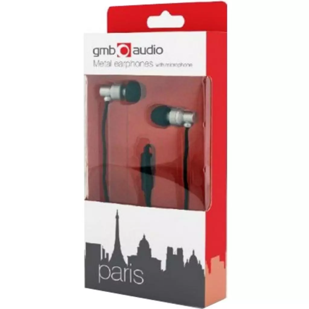 Наушники Gembird MHS-EP-CDG-S Grey (MHS-EP-CDG-S) - 3