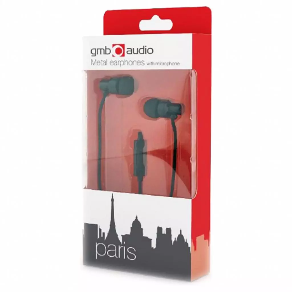 Наушники Gembird MHS-EP-CDG-B Black (MHS-EP-CDG-B) - 3 Наушники Gembird MHS-EP-CDG-B Black (MHS-EP-CDG-B) - 3