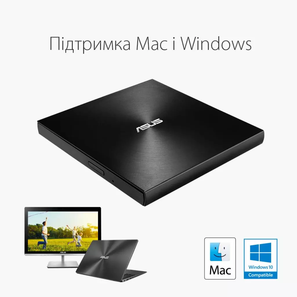 Оптический привод DVD-RW ASUS SDRW-08U9M-U/BLK/G/AS - 4 Оптический привод DVD-RW ASUS SDRW-08U9M-U/BLK/G/AS - 4