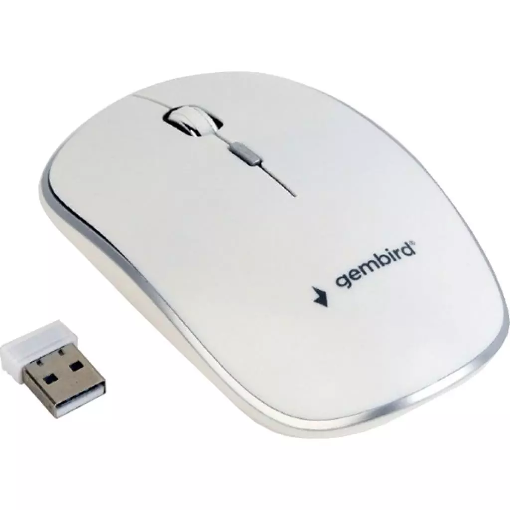 Мышка Gembird MUSW-4B-01-W White (MUSW-4B-01-W) - 1 Мышка Gembird MUSW-4B-01-W White (MUSW-4B-01-W) - 1