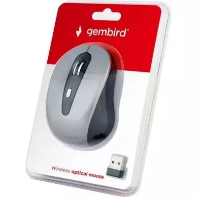 Мышка Gembird MUSW-6B-01-BG Silver+Black (MUSW-6B-01-BG) - 2 Мышка Gembird MUSW-6B-01-BG Silver+Black (MUSW-6B-01-BG) - 2