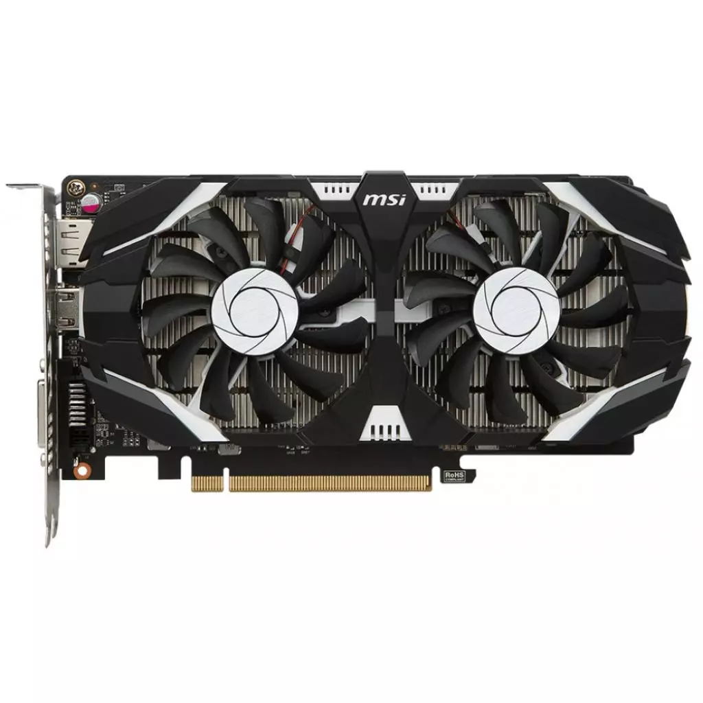 Видеокарта MSI GeForce GTX1050 Ti 4096Mb DUAL FANS OC (GTX 1050 Ti 4GT OC) - 1 Видеокарта MSI GeForce GTX1050 Ti 4096Mb DUAL FANS OC (GTX 1050 Ti 4GT OC) - 1