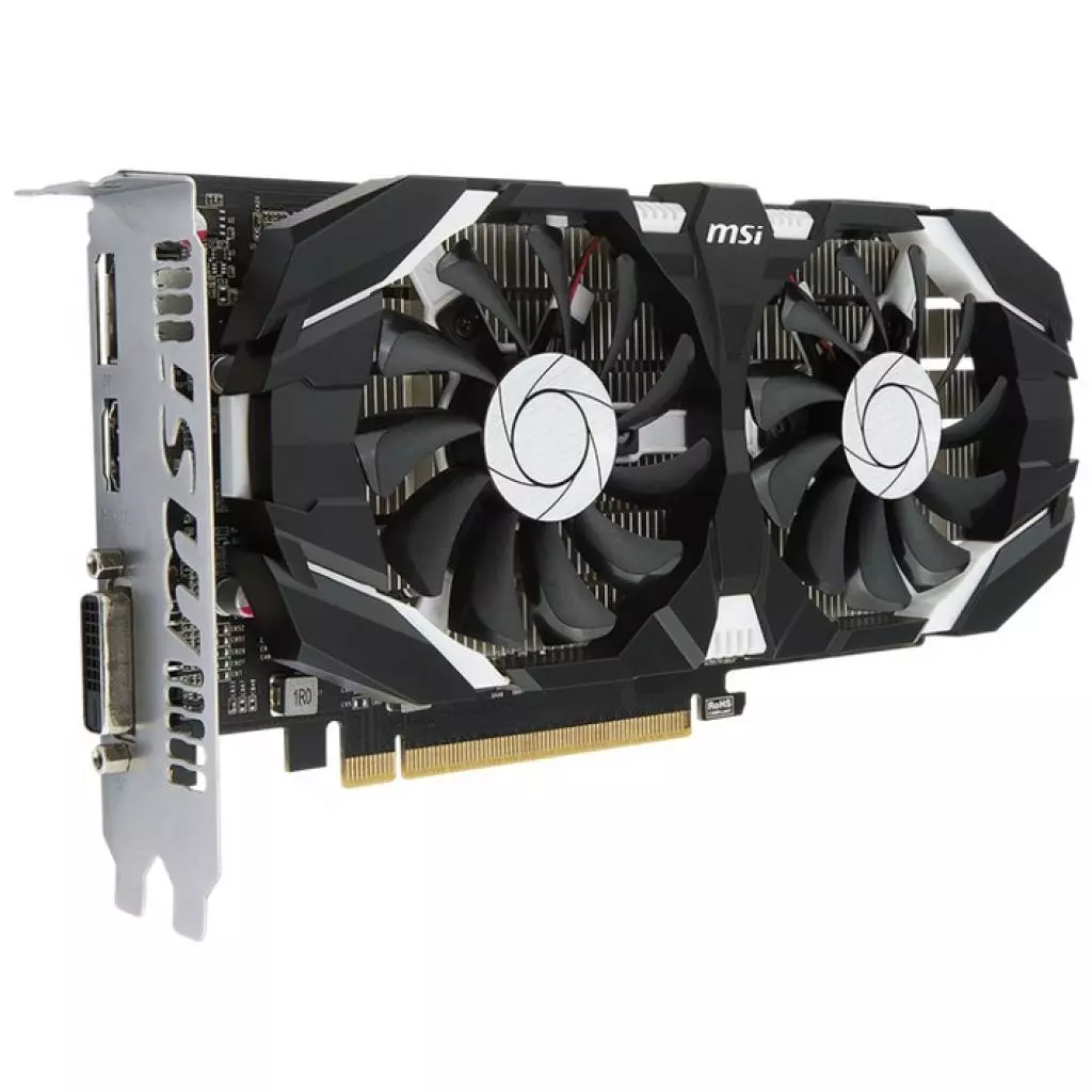 Видеокарта MSI GeForce GTX1050 Ti 4096Mb DUAL FANS OC (GTX 1050 Ti 4GT OC) - 2 Видеокарта MSI GeForce GTX1050 Ti 4096Mb DUAL FANS OC (GTX 1050 Ti 4GT OC) - 2