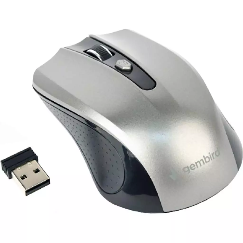Мышка Gembird MUSW-4B-04-BG Grey+Black (MUSW-4B-04-BG) - 1 Мышка Gembird MUSW-4B-04-BG Grey+Black (MUSW-4B-04-BG) - 1