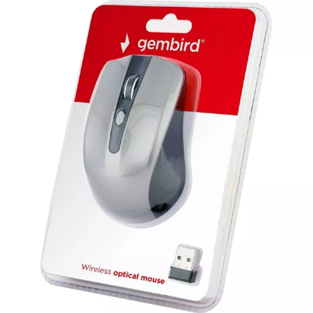 Мышка Gembird MUSW-4B-04-BG Grey+Black (MUSW-4B-04-BG) - 2 Мышка Gembird MUSW-4B-04-BG Grey+Black (MUSW-4B-04-BG) - 2