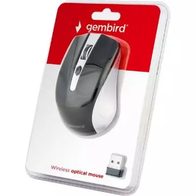 Мышка Gembird MUSW-4B-04-SB Black+Silver (MUSW-4B-04-SB) - 2 Мышка Gembird MUSW-4B-04-SB Black+Silver (MUSW-4B-04-SB) - 2