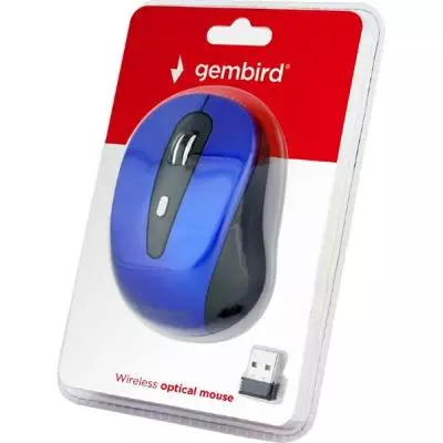 Мышка Gembird MUSW-6B-01-B Blue+Black (MUSW-6B-01-B) - 2 Мышка Gembird MUSW-6B-01-B Blue+Black (MUSW-6B-01-B) - 2
