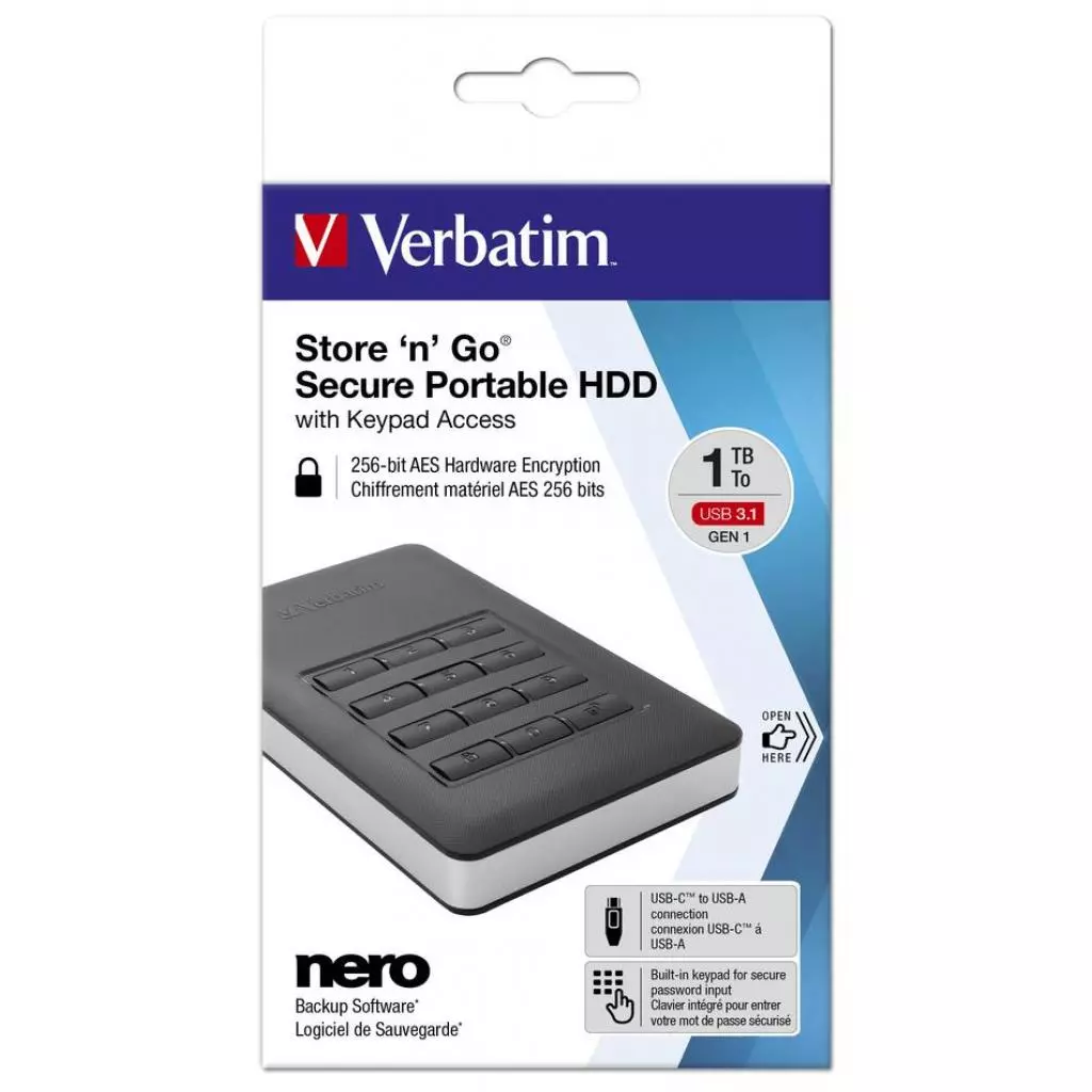 Внешний жесткий диск 2.5" 1TB Verbatim (53401) - 4 Внешний жесткий диск 2.5" 1TB Verbatim (53401) - 4
