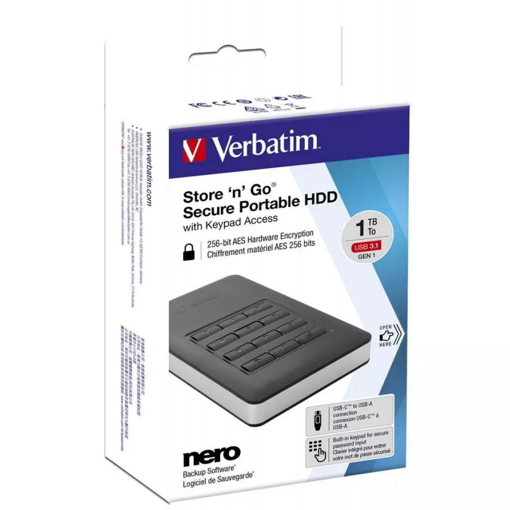 Внешний жесткий диск 2.5" 1TB Verbatim (53401) - 5 Внешний жесткий диск 2.5" 1TB Verbatim (53401) - 5