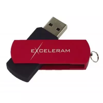 USB флеш накопитель eXceleram 16GB P2 Series Red/Black USB 3.1 Gen 1 (EXP2U3REB16)