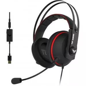 Наушники ASUS TUF Gaming H7 Red (90YH01VR-B8UA00)