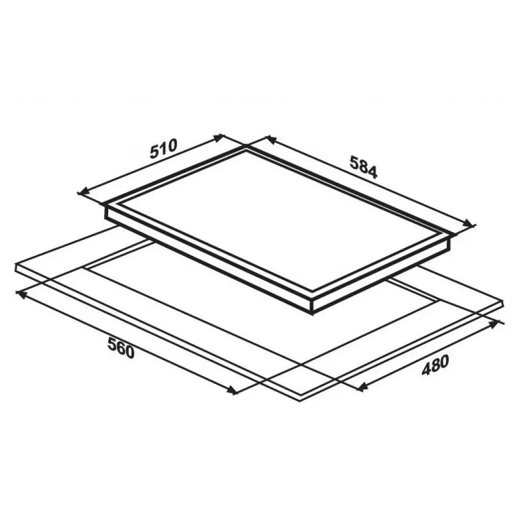 Варочная поверхность Interline HGG 563 FGK BA (HGG563FGKBA) - 2 Варочная поверхность Interline HGG 563 FGK BA (HGG563FGKBA) - 2