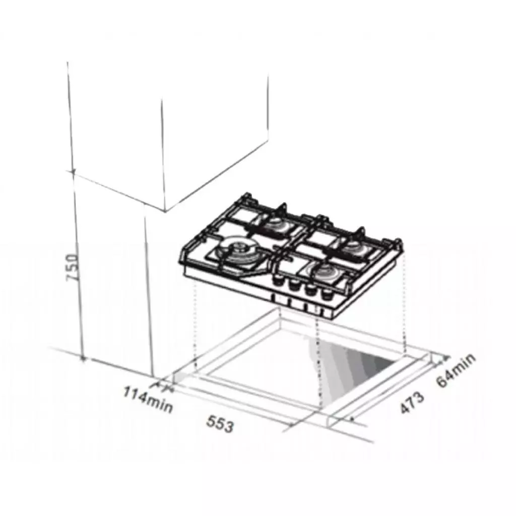 Варочная поверхность Liberty PG6141G-W (811) (PG6141G-W(811)) - 1