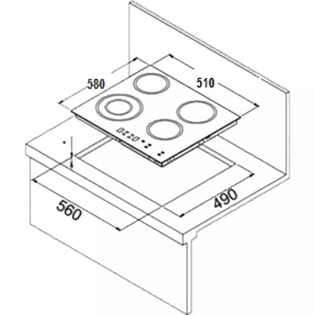 Варочная поверхность Liberty PI 6044 B (507) (PI6044B(507)) - 1