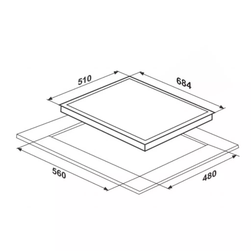 Варочная поверхность Interline TQ 7550 BK (TQ7550BK) - 5