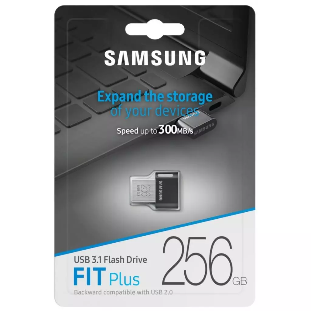 USB флеш накопитель Samsung 256GB FIT PLUS USB 3.1 (MUF-256AB/APC) - 6 USB флеш накопитель Samsung 256GB FIT PLUS USB 3.1 (MUF-256AB/APC) - 6
