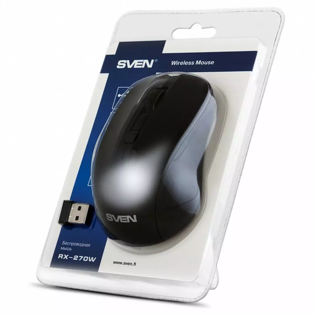 Мышка Sven RX-270W Black - 4 Мышка Sven RX-270W Black - 4