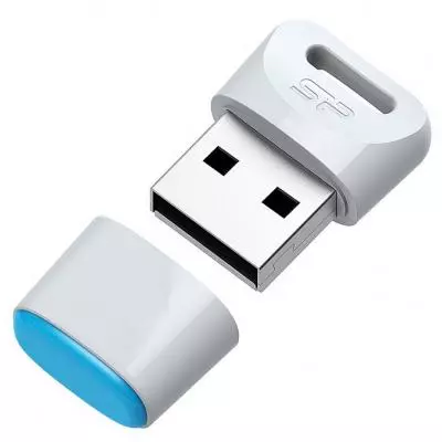 USB флеш накопитель Silicon Power 16GB Touch T06 USB 2.0 (SP016GBUF2T06V1W) - 2
