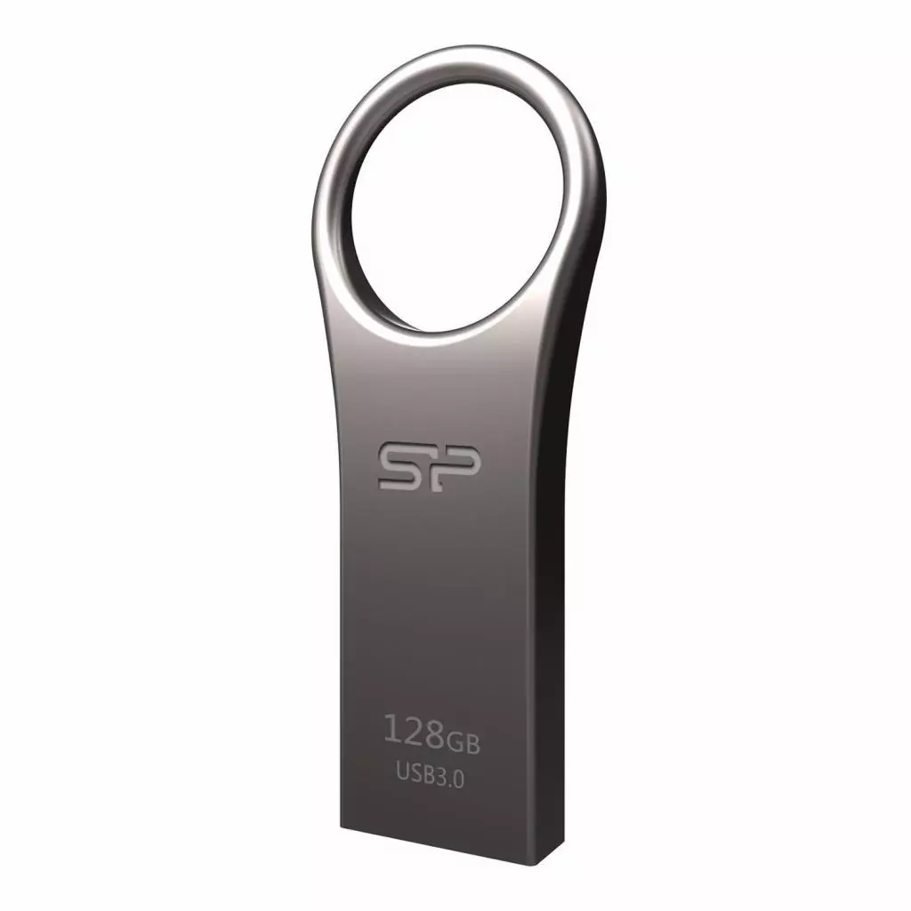 USB флеш накопитель Silicon Power 128GB Jewel J80 Titanium USB 3.0 (SP128GBUF3J80V1T) - 1 USB флеш накопитель Silicon Power 128GB Jewel J80 Titanium USB 3.0 (SP128GBUF3J80V1T) - 1