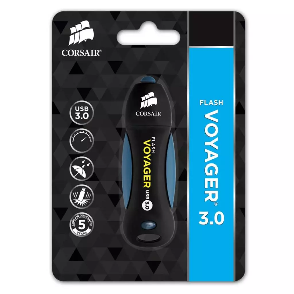 USB флеш накопитель Corsair 32GB Voyager USB 3.0 (CMFVY3A-32GB) - 3 USB флеш накопитель Corsair 32GB Voyager USB 3.0 (CMFVY3A-32GB) - 3