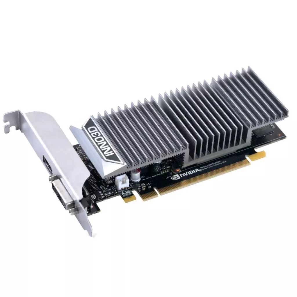 Видеокарта GeForce GT1030 2048Mb Inno3D (N1030-1SDV-E5BL) - 2 Видеокарта GeForce GT1030 2048Mb Inno3D (N1030-1SDV-E5BL) - 2