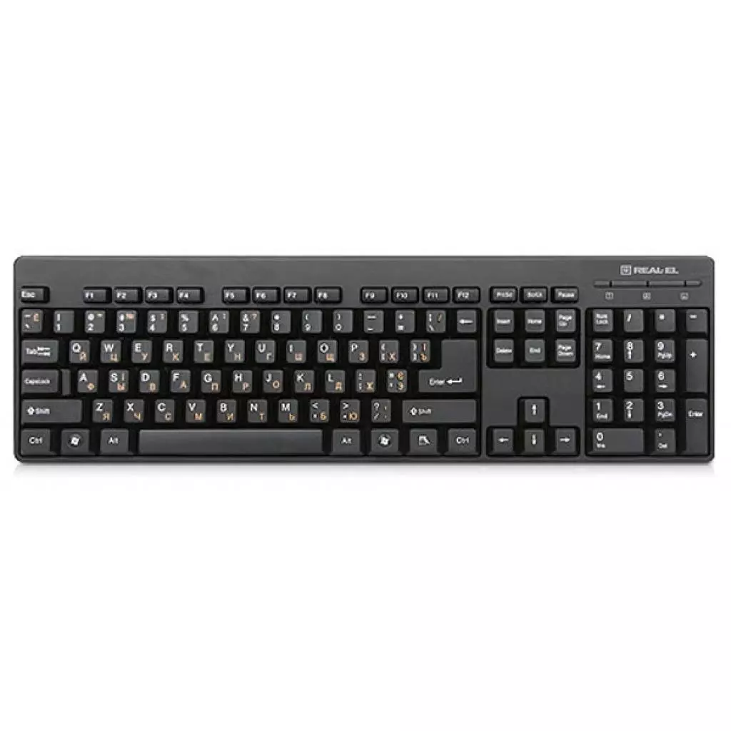Клавиатура REAL-EL 502 Standard, USB, black
