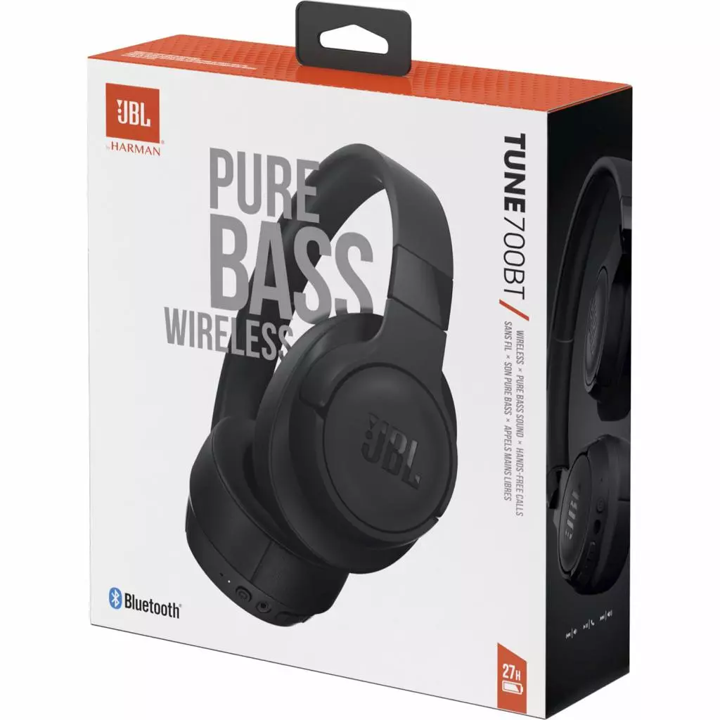 Наушники JBL Tune 700 BT Black (JBLT700BTBLK) - 6 Наушники JBL Tune 700 BT Black (JBLT700BTBLK) - 6