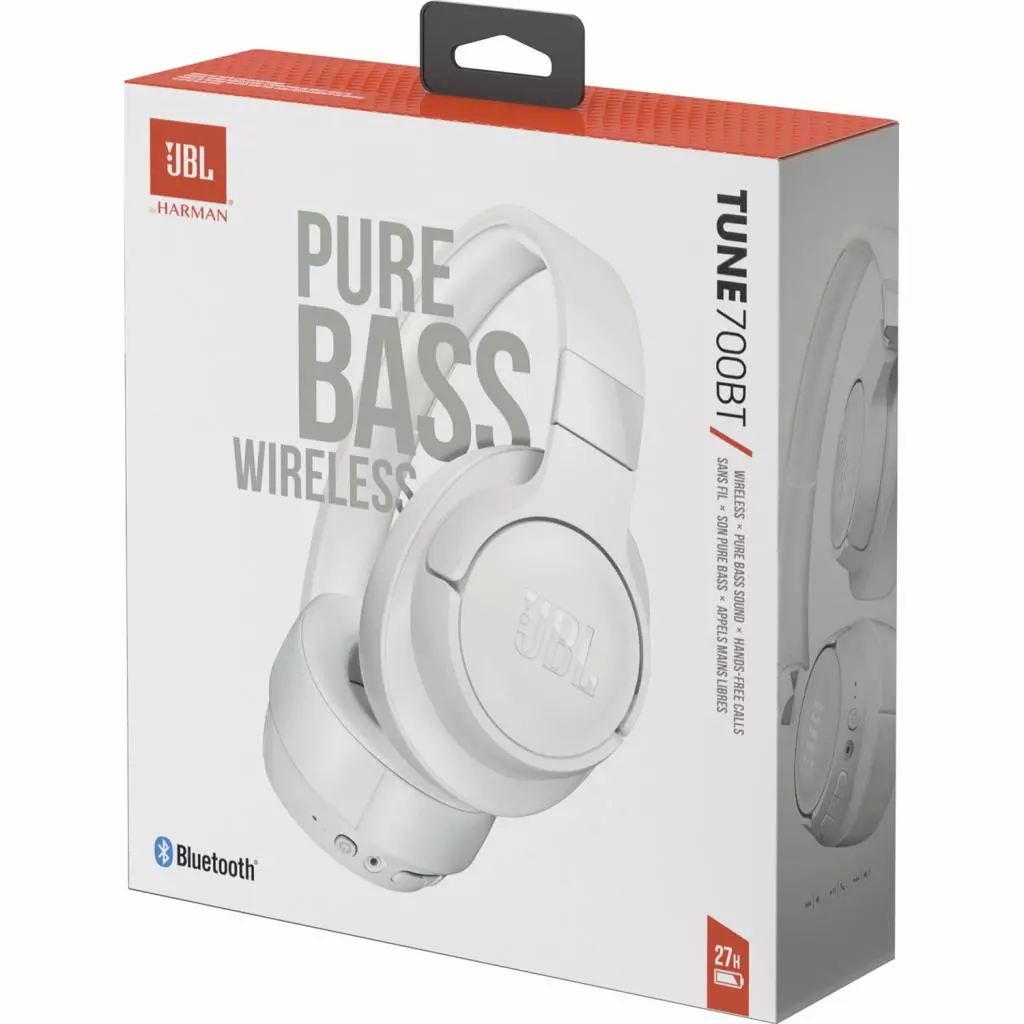 Наушники JBL Tune 700 BT White (JBLT700BTWHT) - 6