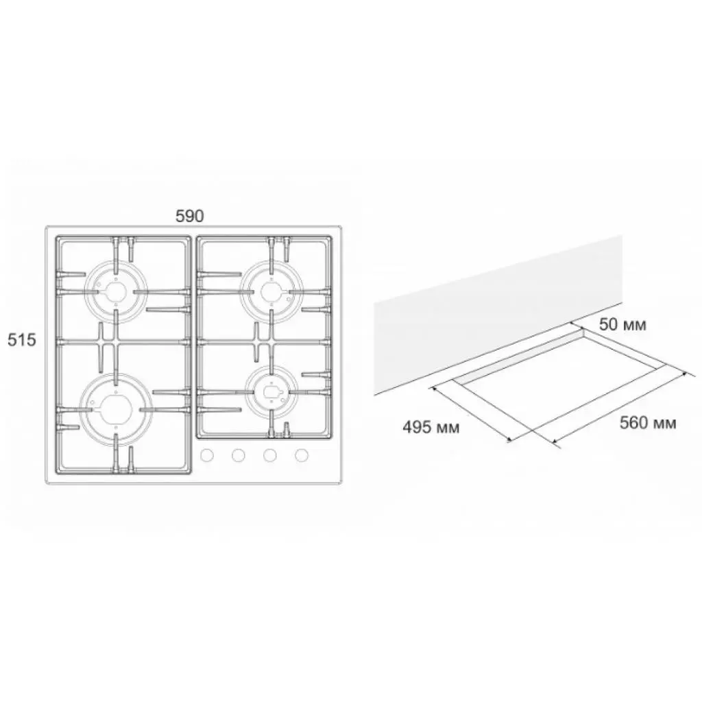 Варочная поверхность Eleyus MAGIA 60 IS C (MAGIA60ISC) - 6 Варочная поверхность Eleyus MAGIA 60 IS C (MAGIA60ISC) - 6